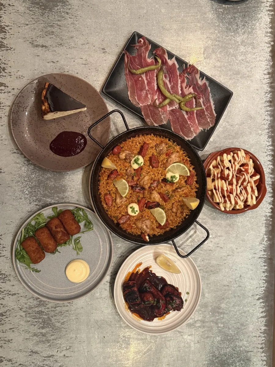 A selection of dishes at Duende Tapas Bar