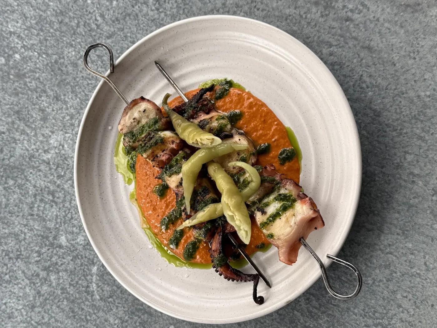 Octopus dish at Duende