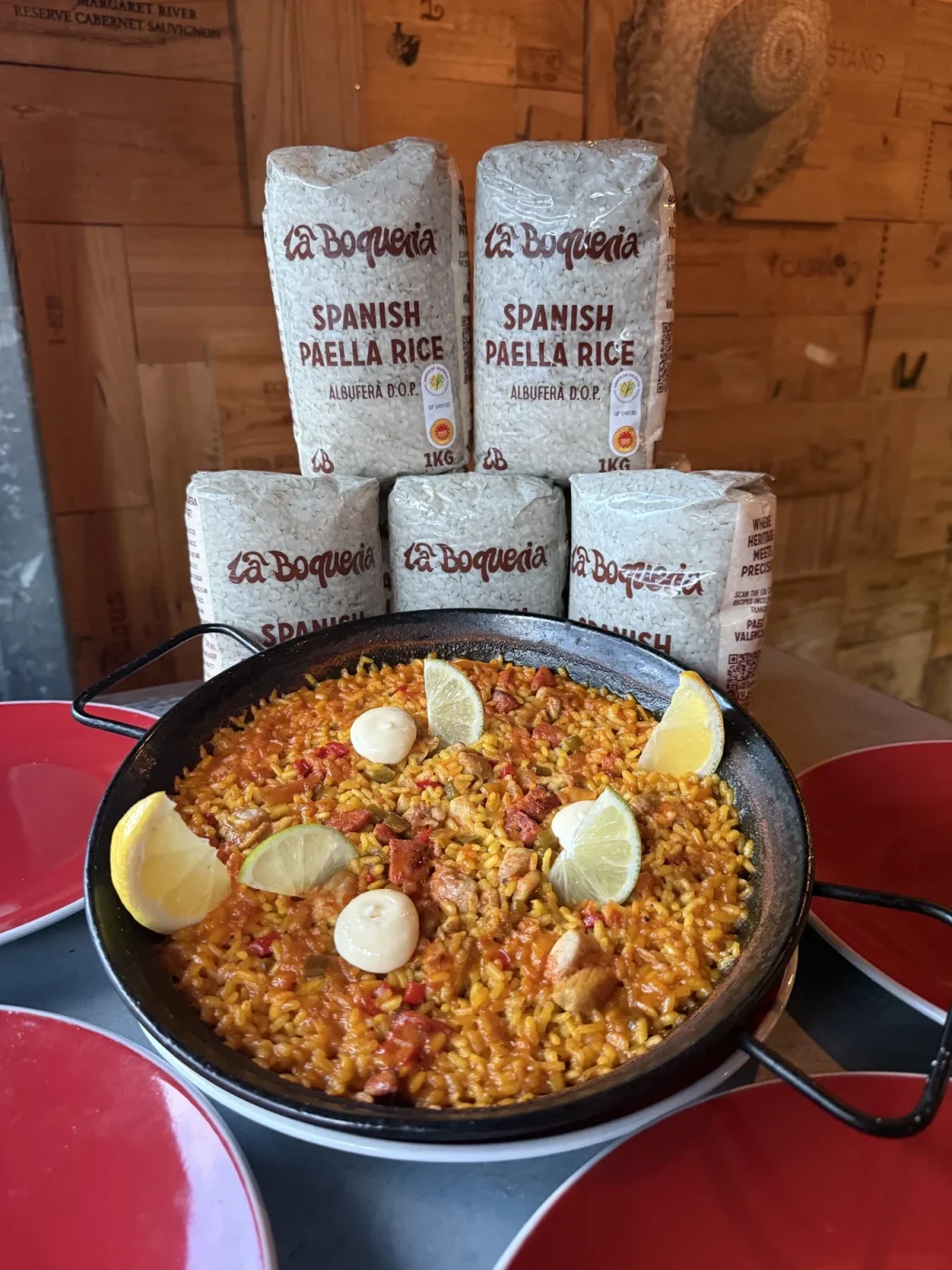 Paella served at Duende